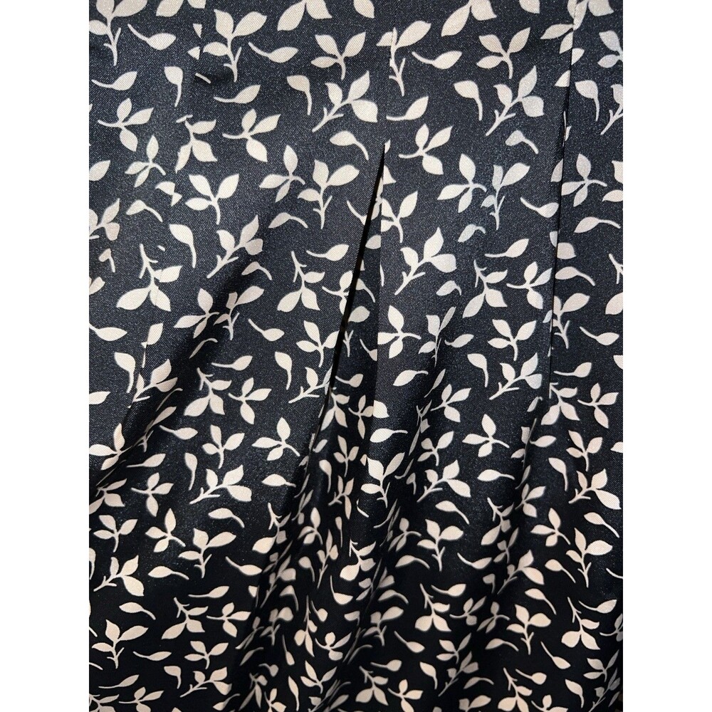 Loft skirt Womens XXL Pull On Leafed pleated Elastic Waist Coastal beachy New - Picture 4 of 10